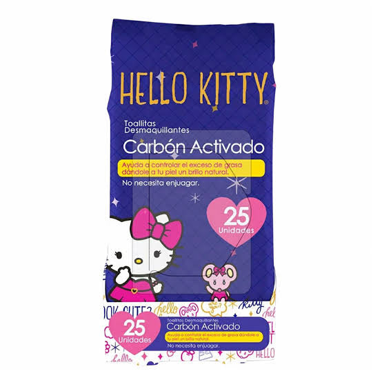 Pañitos desmaquillantes con carbón activado