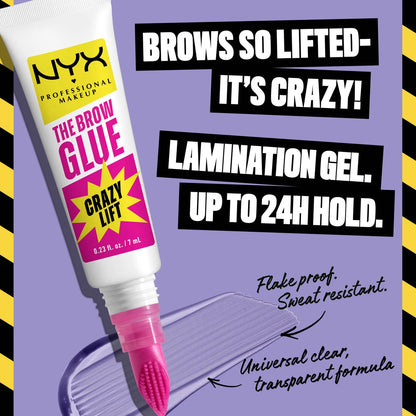 THE BROW GLUE CRAZY LIFT BROW LAMINATION GEL - NYX