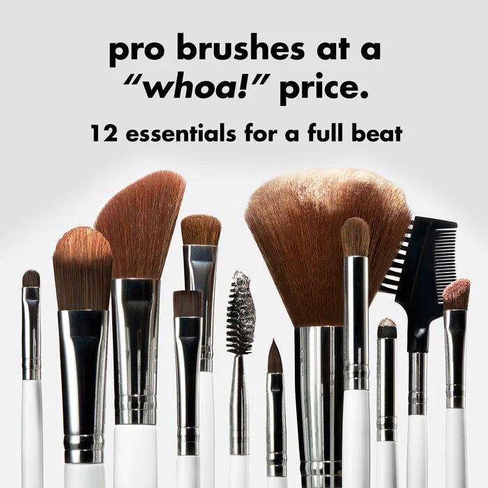 Professional Set of 12 Makeup Brushes | ELF