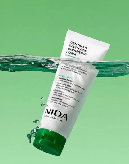 NIDA Centella Deep Pore Cleansing Foam - 120ml