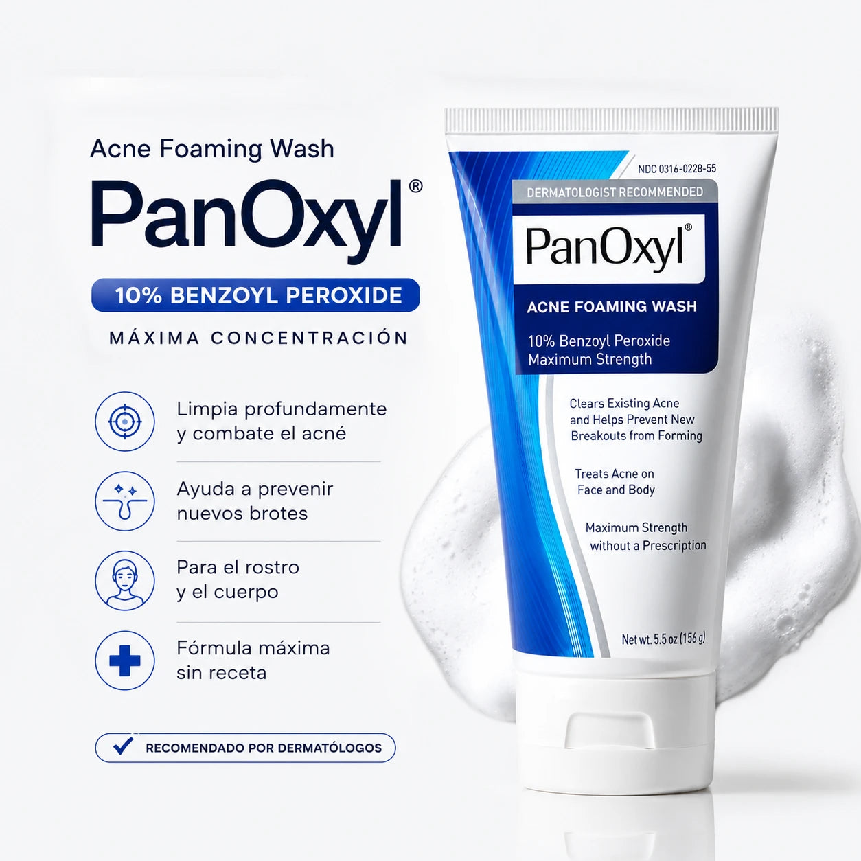 Acne Foaming Wash  – PanOxyl
